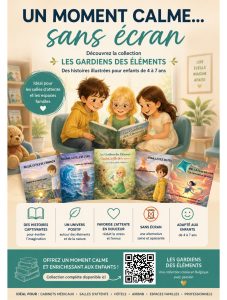 Les Gardiens des Éléments — un moment calme et sans écran pour les enfants dans les salles d’attente