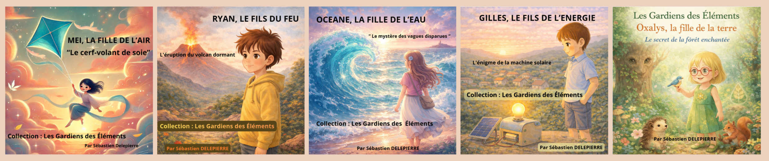 Collection complète – Les 5 livres de la Saison 1